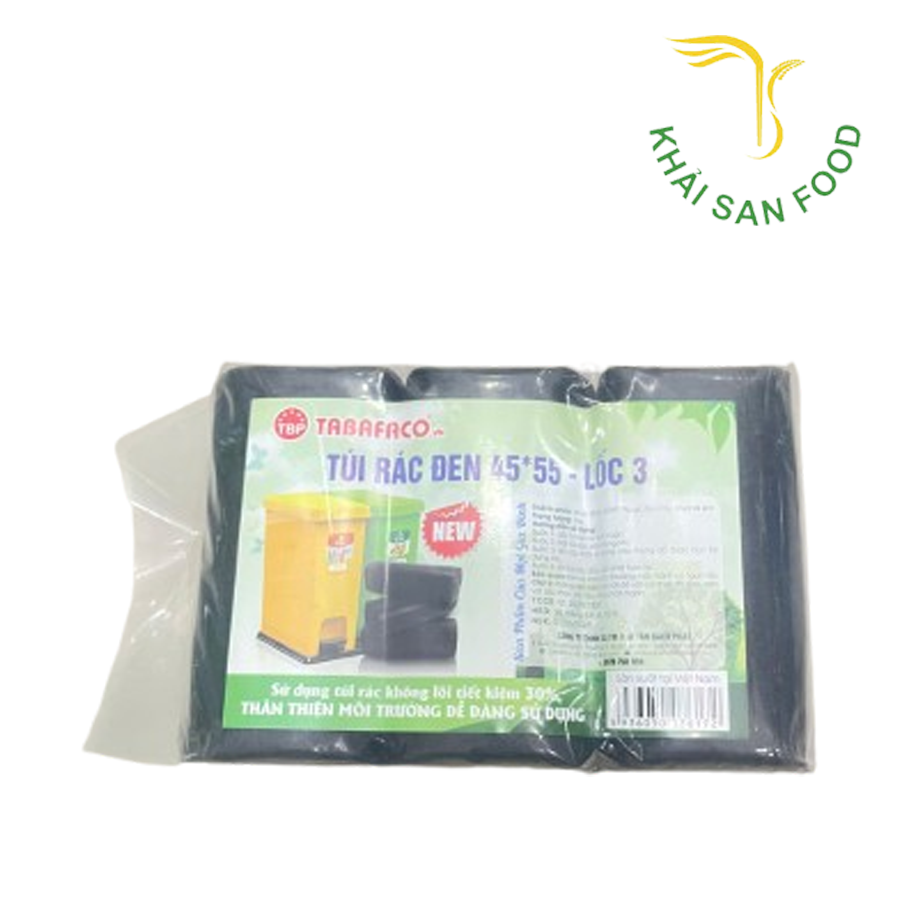 Túi Rác Đen 45*55 Lốc 3