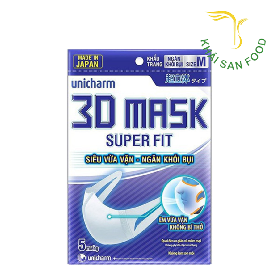 Khẩu Trang Unicham 3DMask Ngăn Khói Bụi