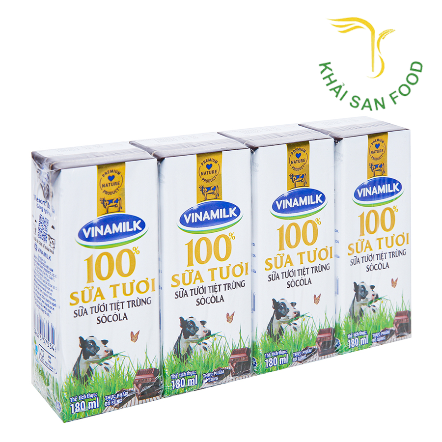 Sữa Tươi Tiệt Trùng Vinamilk 180Ml (Socola)