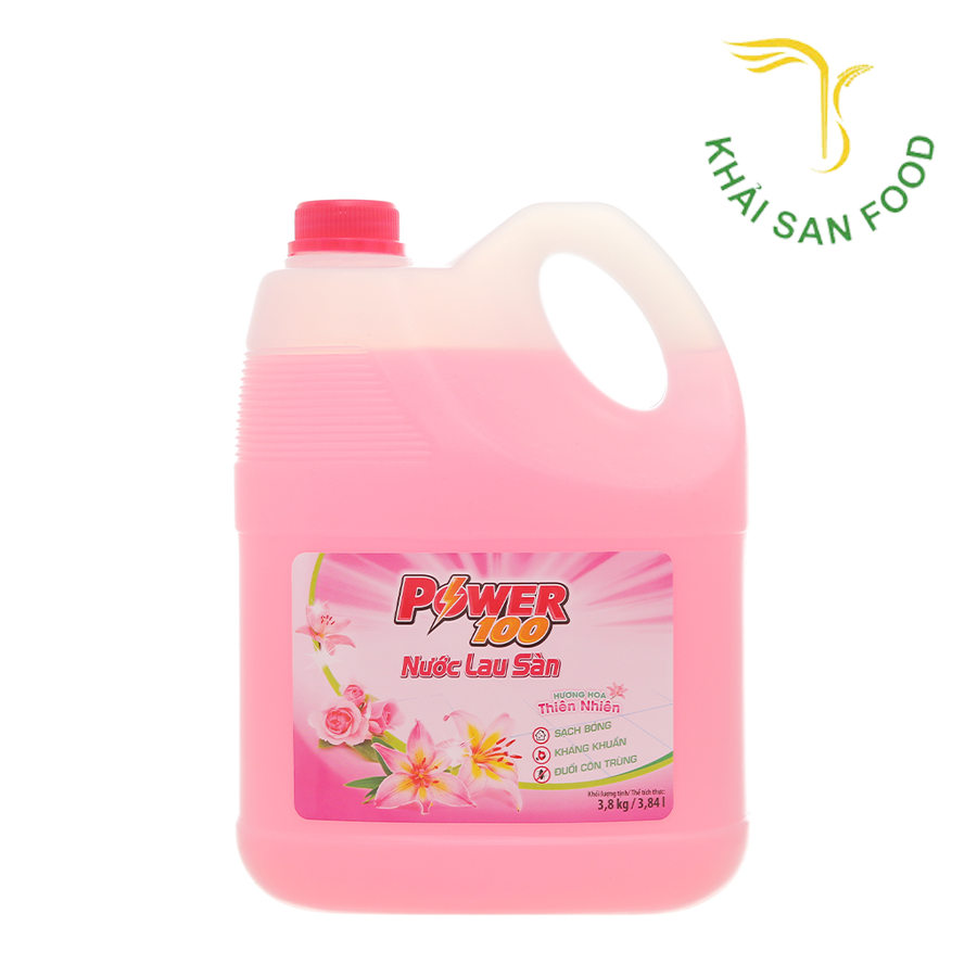 Nước Lau Sàn Hương Hoa Thiên Nhiên Power 100 3.8kg