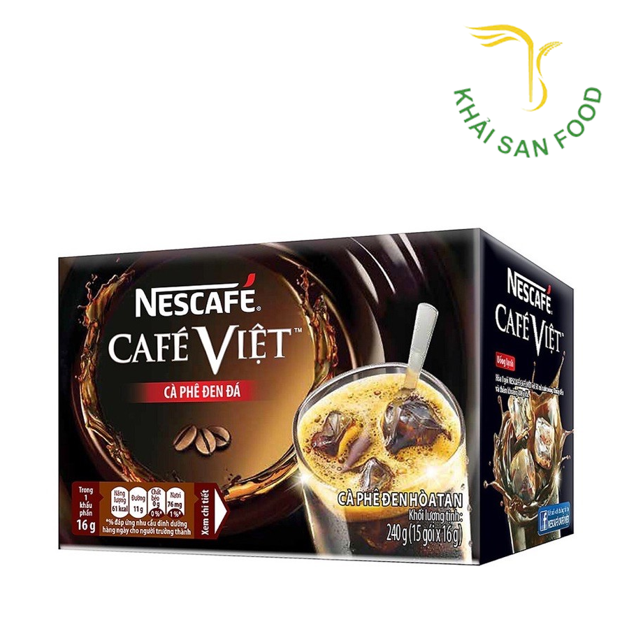 Nescafe Cà Phê Đen Đá 240G (15 Góix16G)