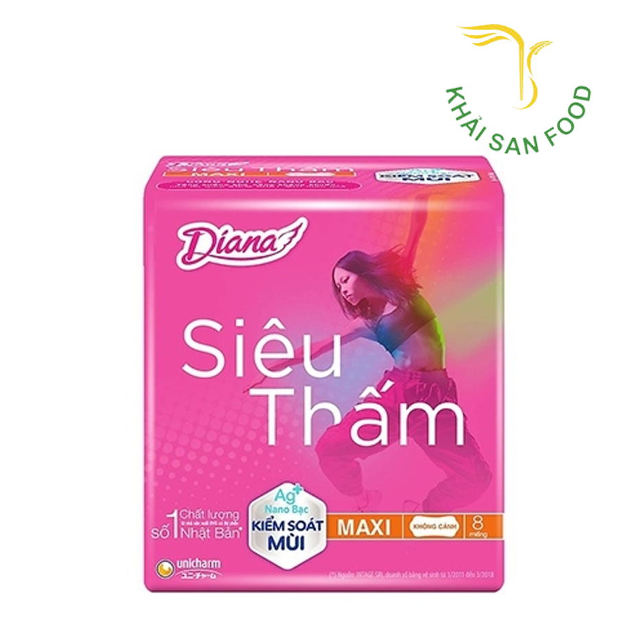 Diana Siêu Thấm Dày Không Cánh 8m