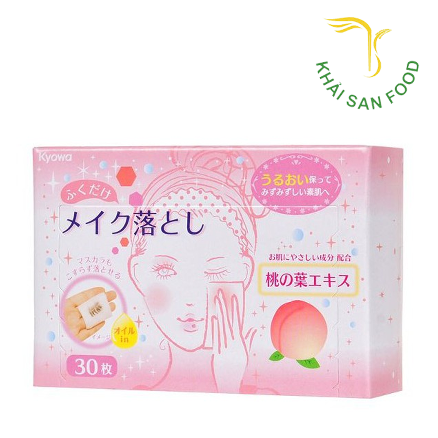 Set 30 Khăn Ướt Tẩy Trang Hương Đào