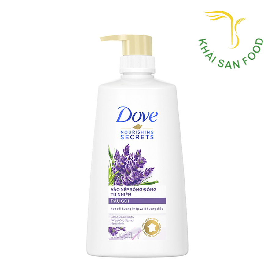 Dove DG Vào Nếp Sống Động Tự Nhiên 640g