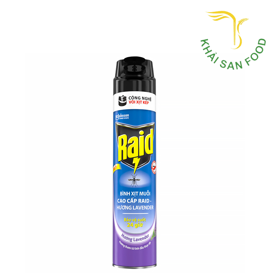 Raid-Bình Xịt Côn Trùng Lavender 520Ml