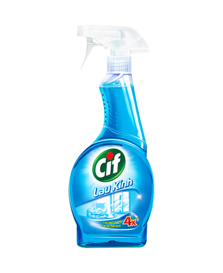 Cif Xịt Lau Kính - Xanh Dương 520Ml - Chai
