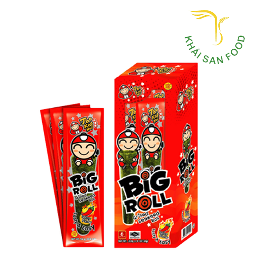 Rong Biển TKN Big Roll Vị Cay 3g (Hộp 6)