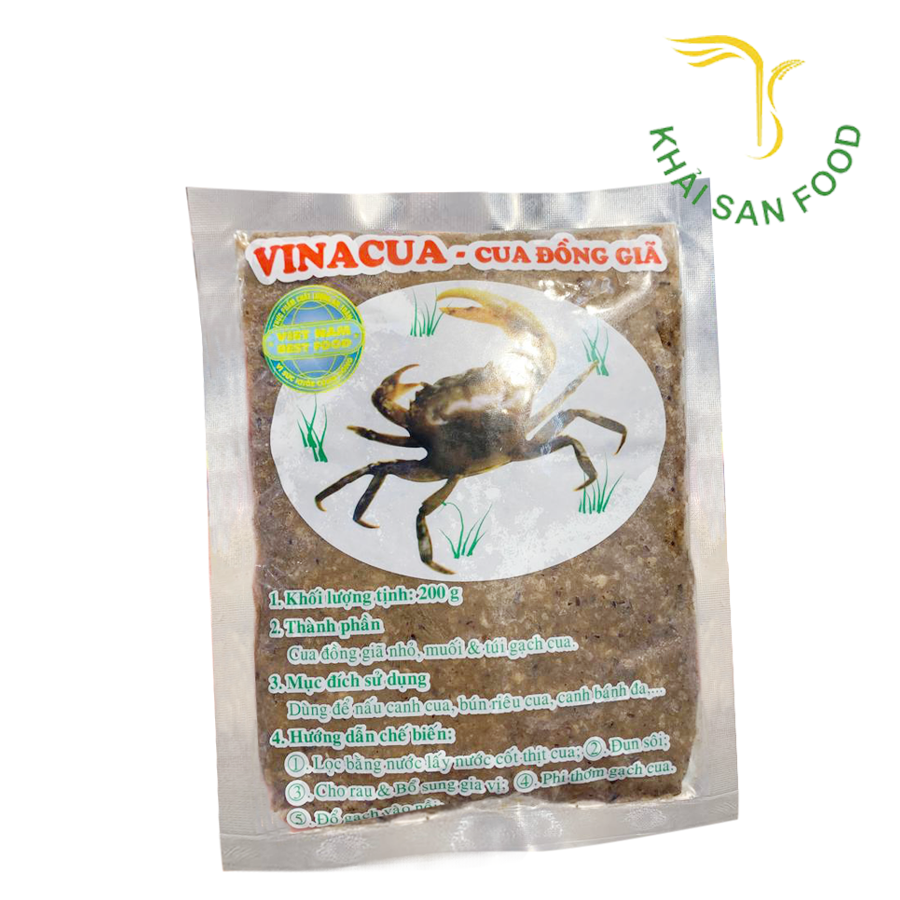 Vinacua - Cua Đồng Giã Túi 200g