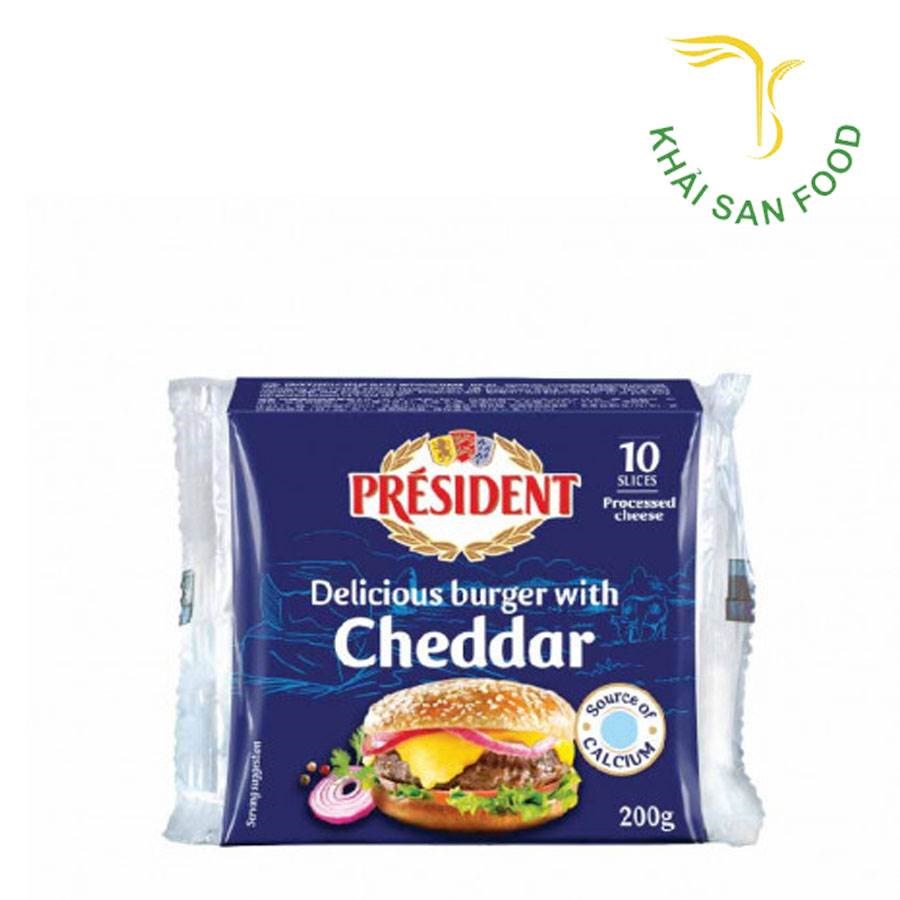 Phô mai - Président - Cheddar 200g