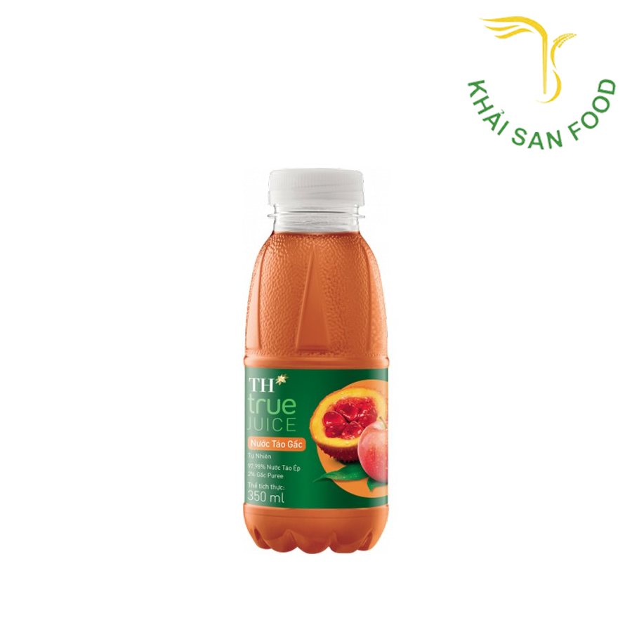 Nước Ép Trái Cây Táo -Gấc TH True Milk 350Ml