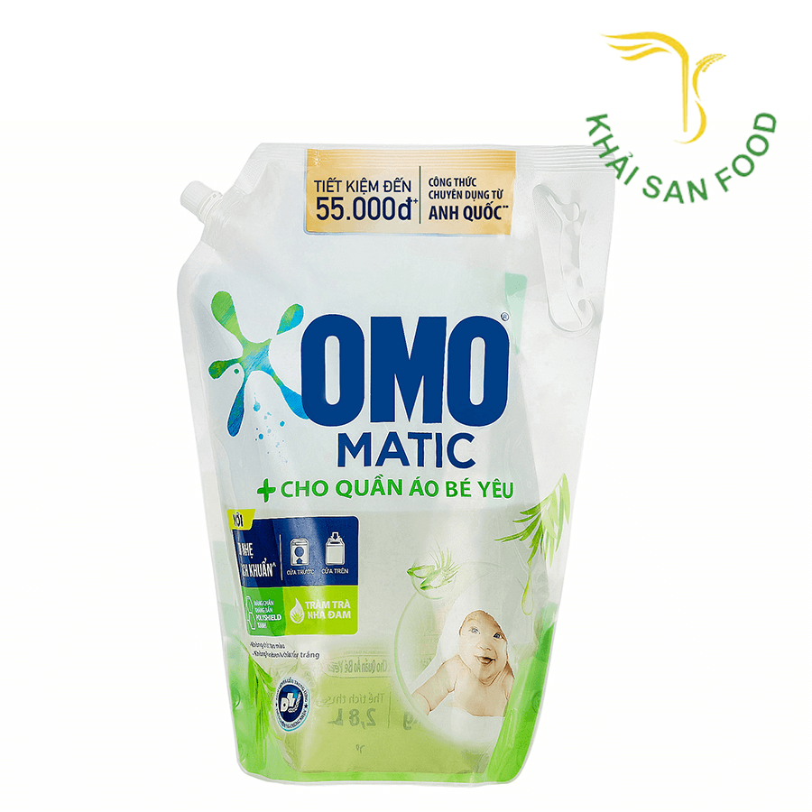 Omo NG Cho Quần Áo Bé Yêu 2.8Kg
