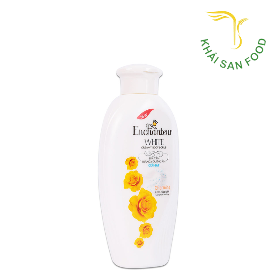 Enchanteur Sữa Tắm Trắng Dưỡng Ẩm Có hạt Charming 180G