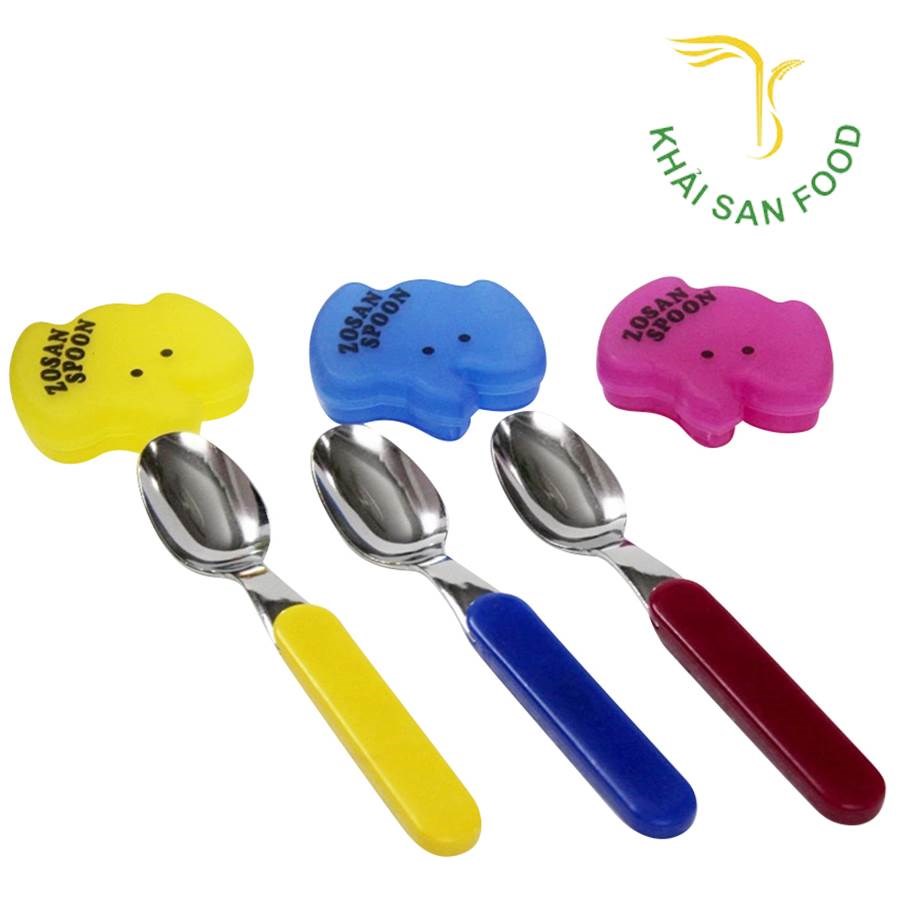 Thìa Inox Cho Bé Kèm Hộp Đựng Hình Thú