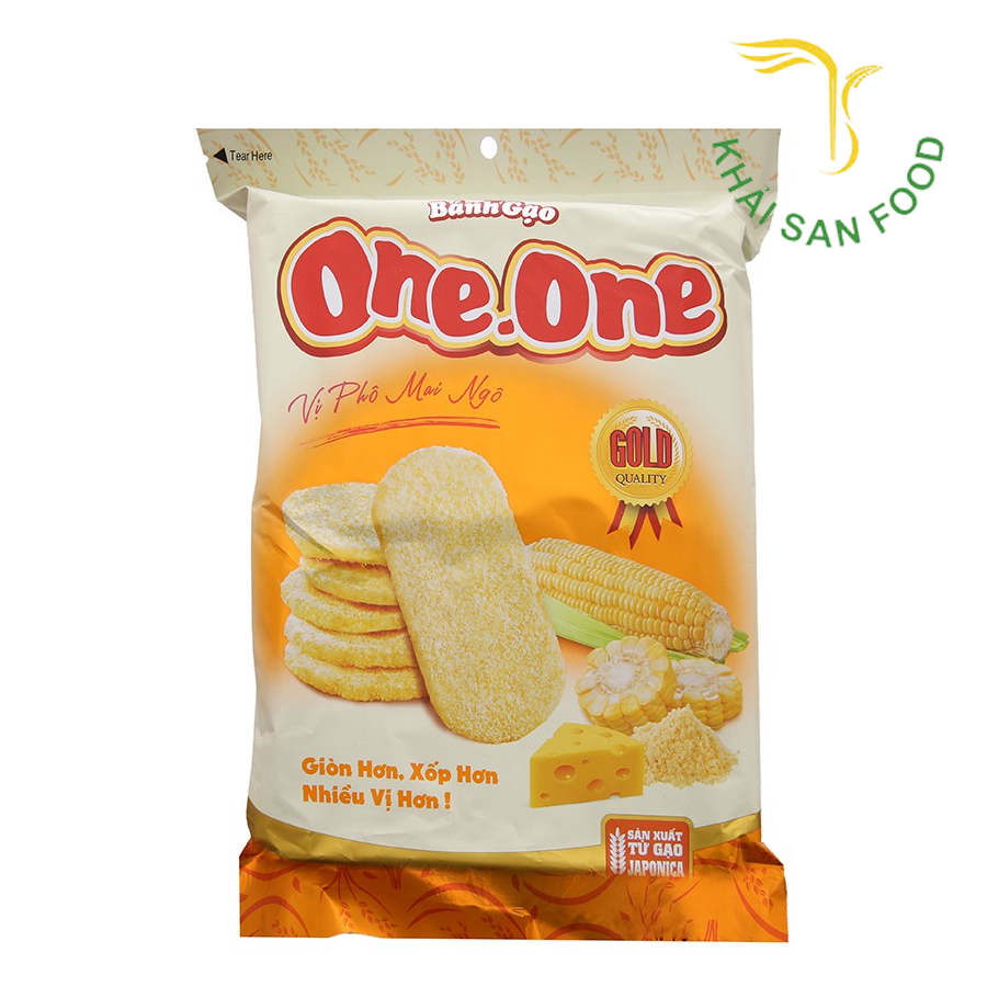 Bánh Gạo One One Gold Vị Phô Mai Ngô 118g