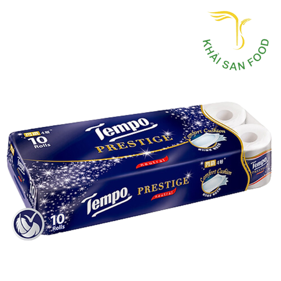 Giấy Vệ Sinh Tempo Prestige Không Mùi 10 Cuộn