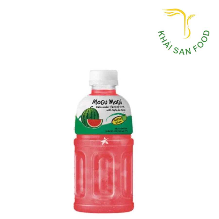 Nước Uống Mogu Mogu Thạch Dừa Vị Dưa Hấu 320ml