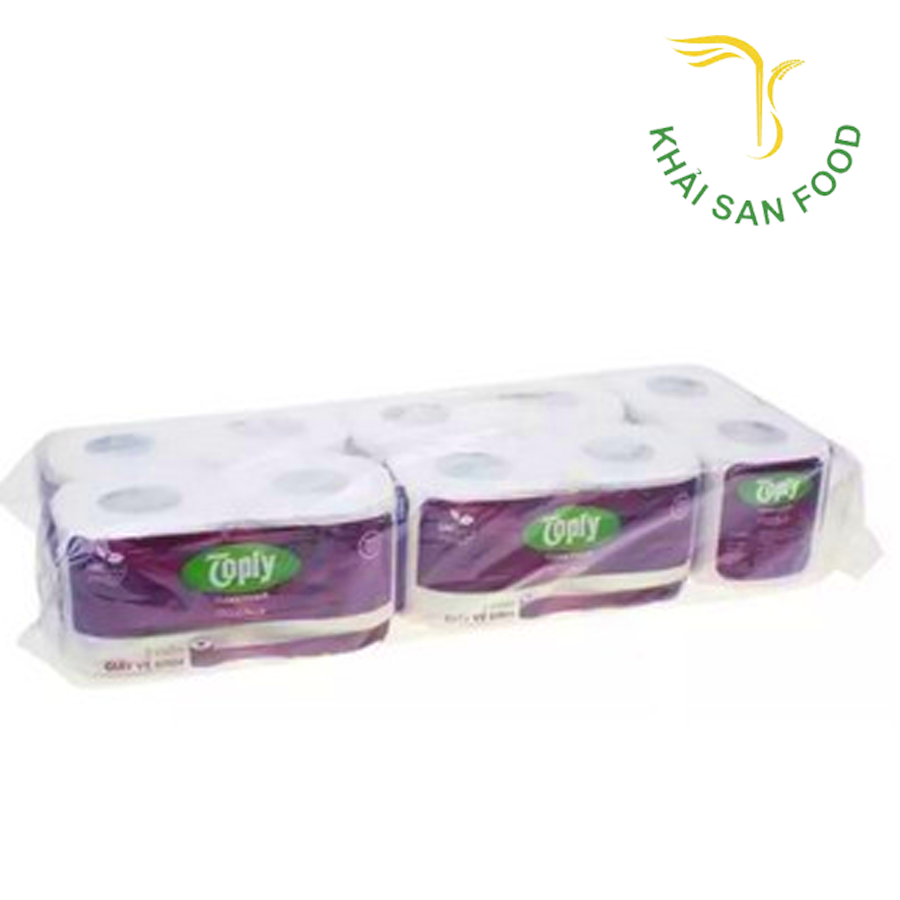 Giấy Vệ Sinh Toply Daily 10 Cuộn 2 Lớp