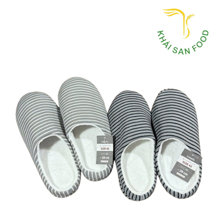 Dép Đi Trong Nhà Kín Mũi Đế Nhựa Chống Trượt Comfy Size 42 (Mẫu 1)