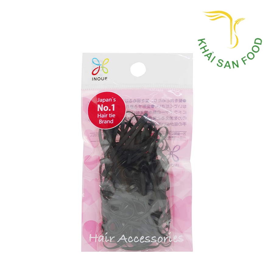 Thun Cột Tóc 60 Cái (Màu Đen) - 157601