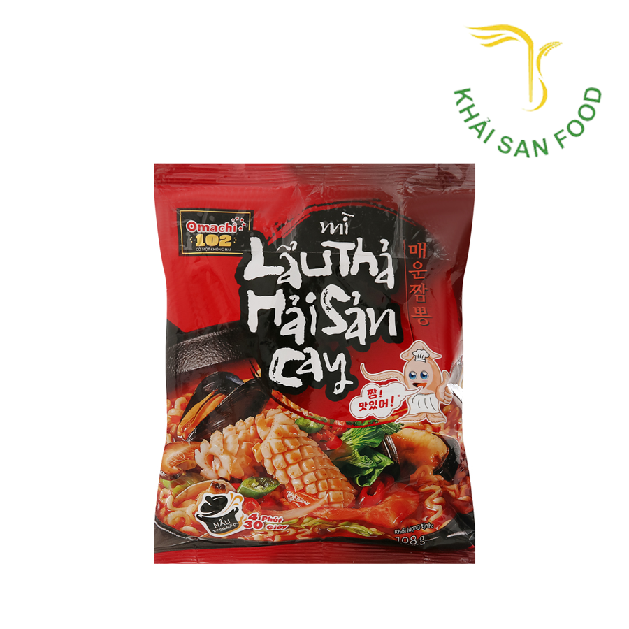 MS Mì Omachi Lẩu Thả Hải Sản 108g