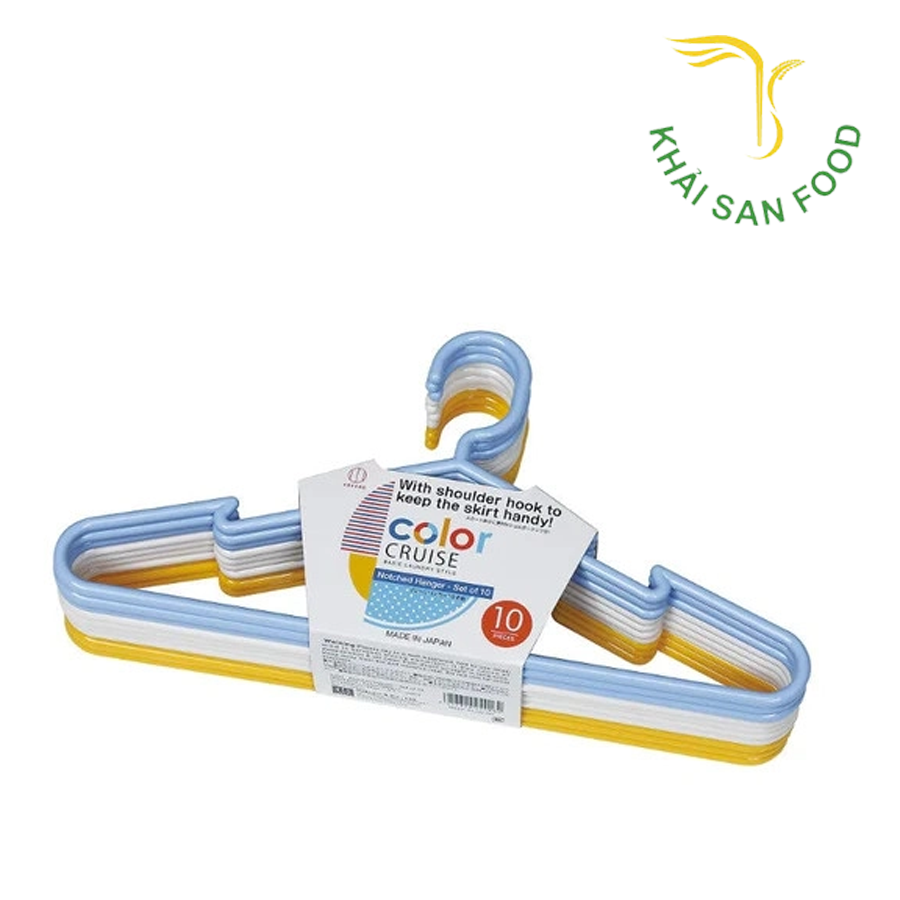 Set 10 Móc Phơi Quần Áo Cao Cấp Kokubo