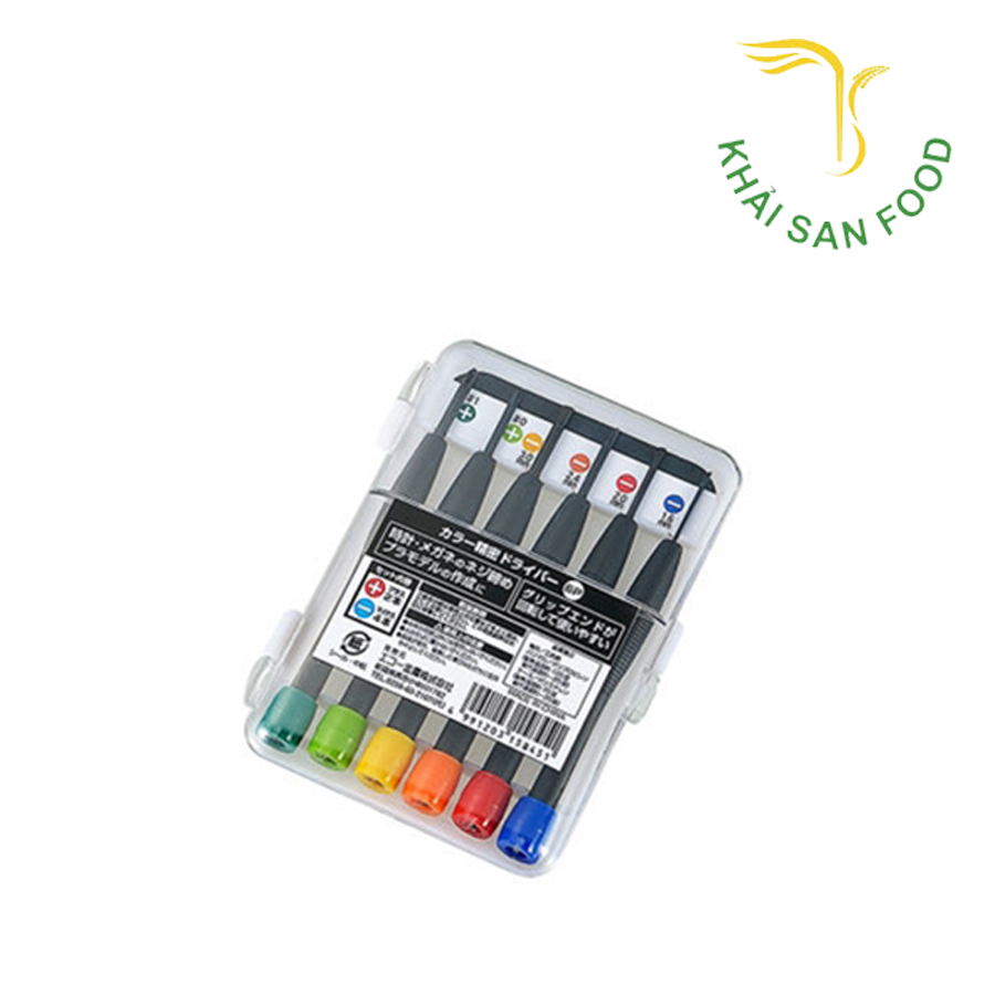 Bộ 6 Tô Vít Các Cỡ (Tay Cầm Bằng Nhựa)