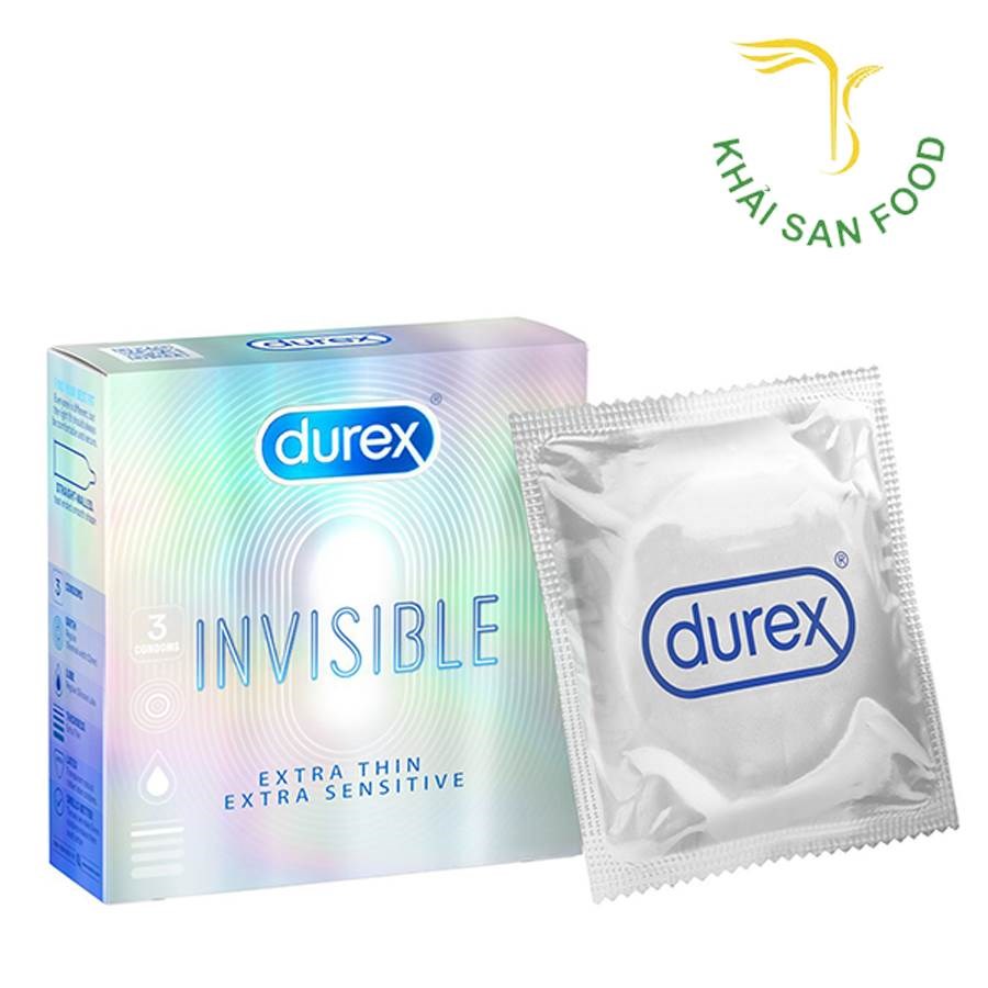 Bcs Durex Bao Cao Su Invisible Extra Thin 3S