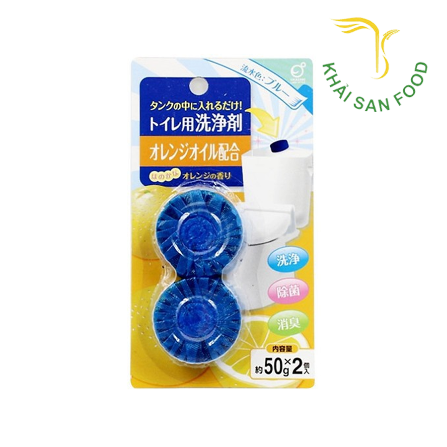 Set 2 Viên Thả Bồn Cầu Hương Cam