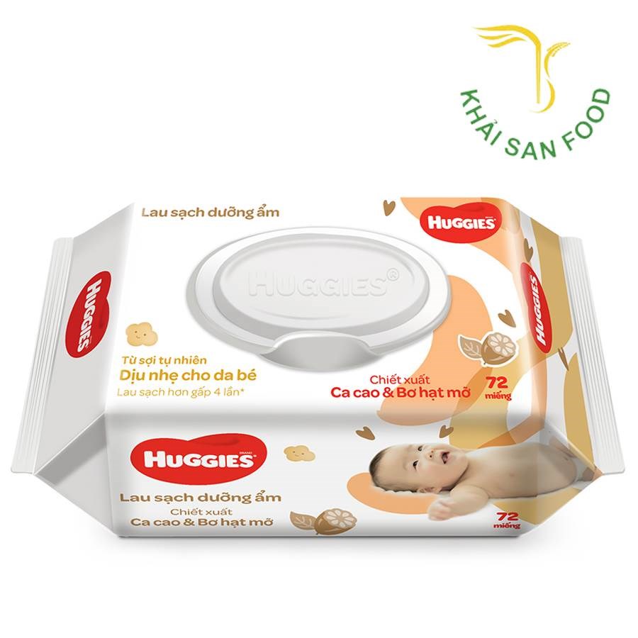 Huggies Khăn Ướt (Cacao Và Bơ)