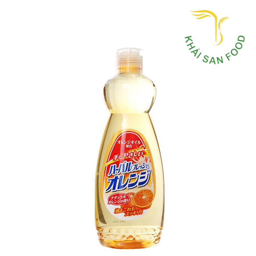 Nước Rửa Chén Diệt Khuẩn Tinh Chất Cam Mitsuei 600ml