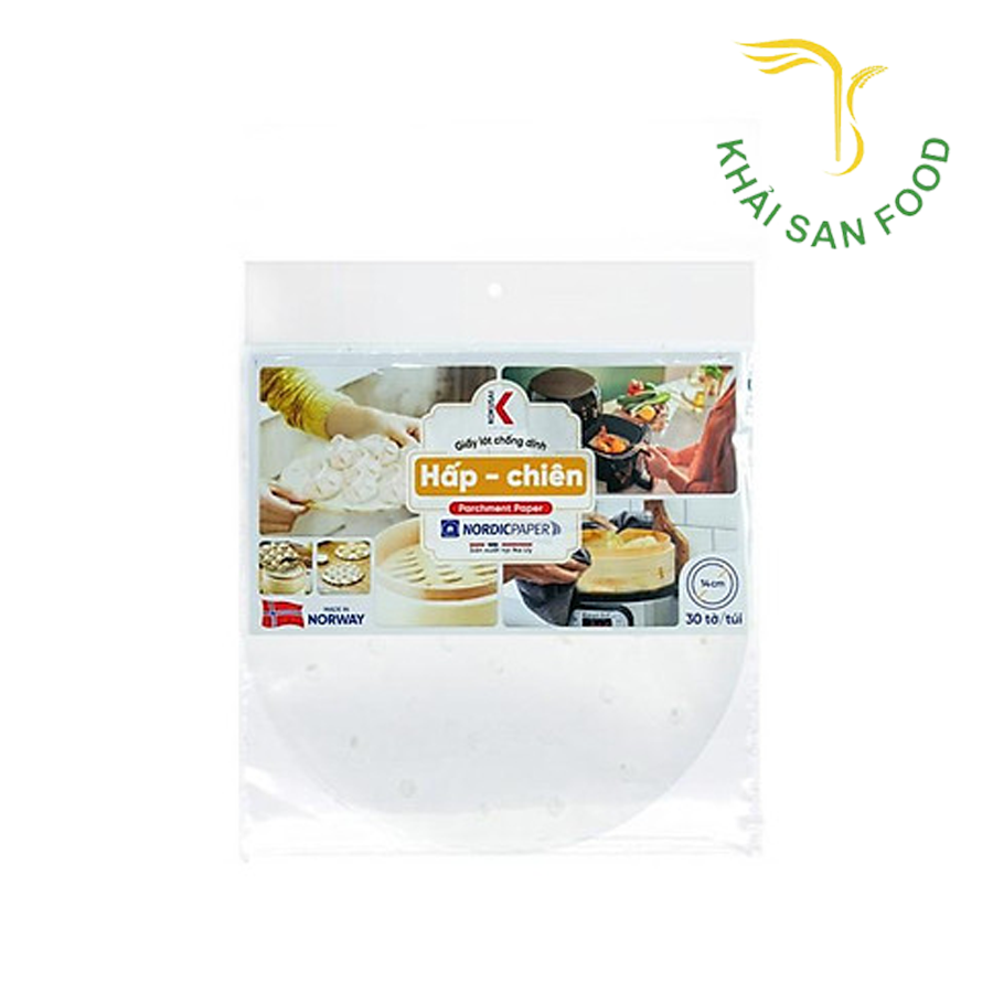 Giấy Lót Chống Dính Hấp Chiên Kokusai Có Lỗ 14cm