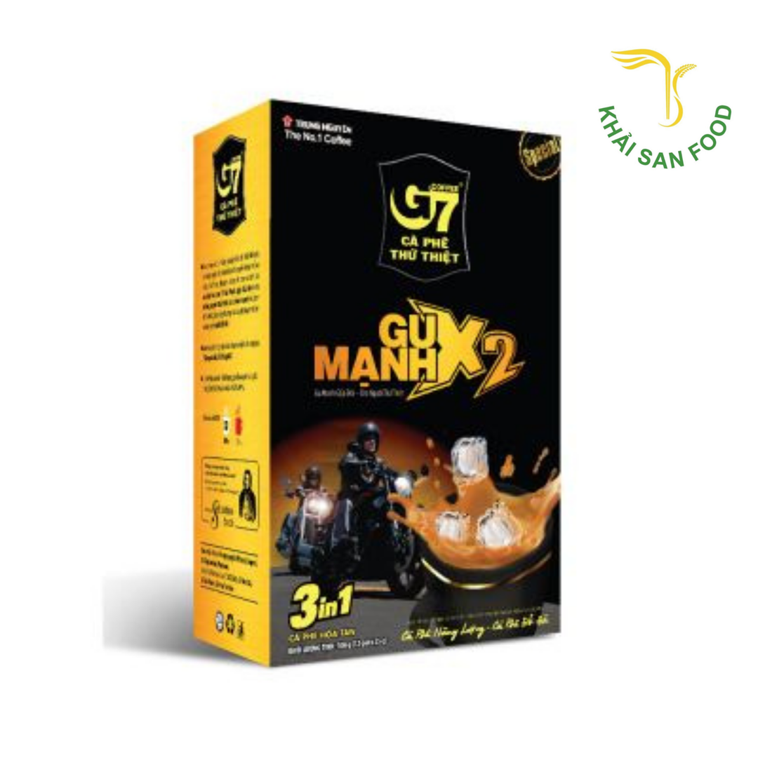 Cà Phê G7 Gu Mạnh 3in1 Hộp 12 Sticks