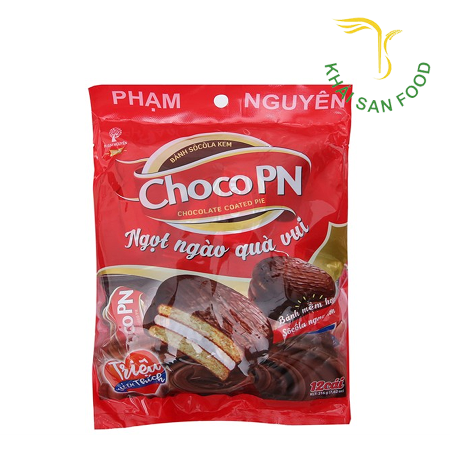 Bánh Choco PN 216G (12 Cái * 18G)