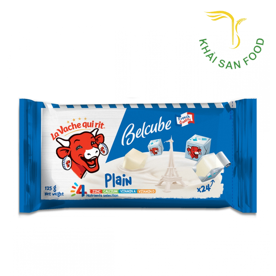 Phô Mai Vuông Belcube Vị Sữa 24C 125G