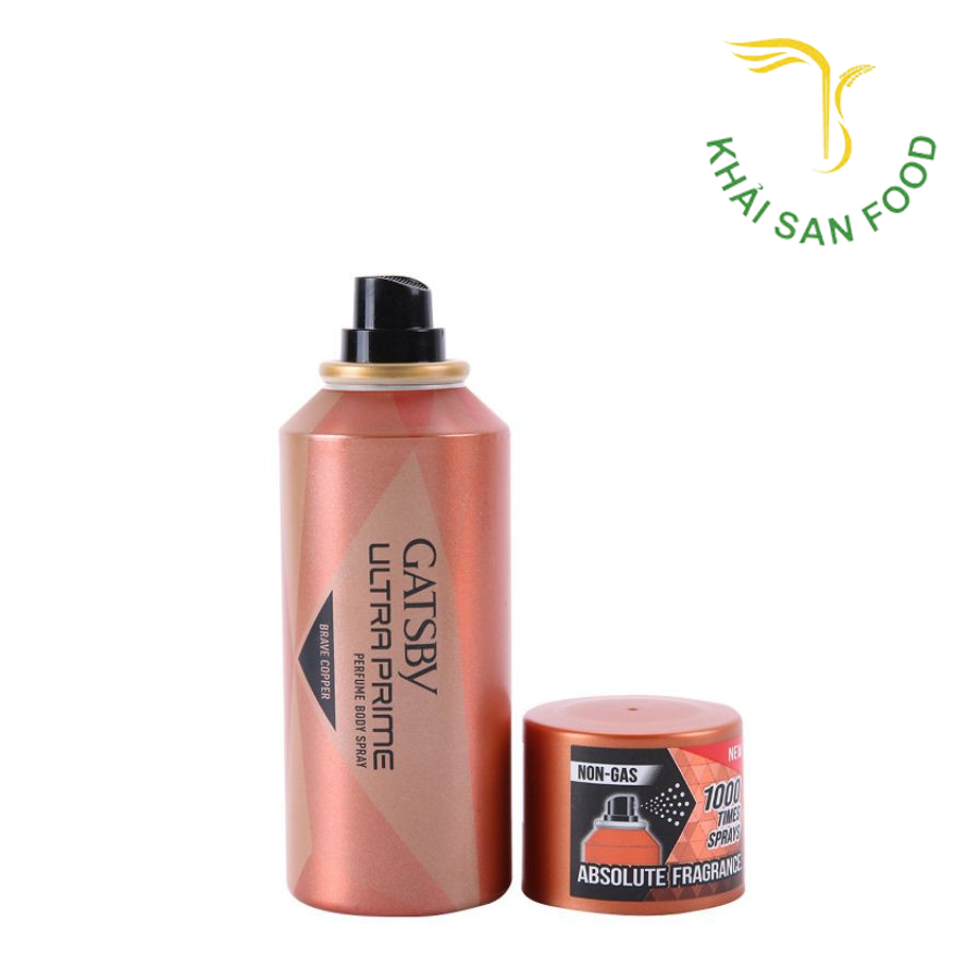 Gatsby Nước Hoa Xịt PO - Vàng 150ml