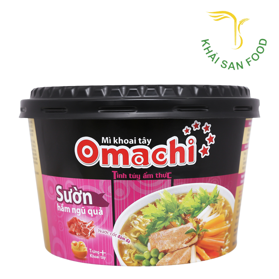 Mì DD Khoai Tây Omachi Tô Sườn Hầm Ngũ Qủa 92G