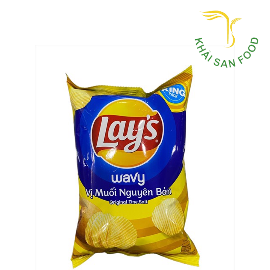 Lay's Wavy Vị Muối Nguyên Bản 90g