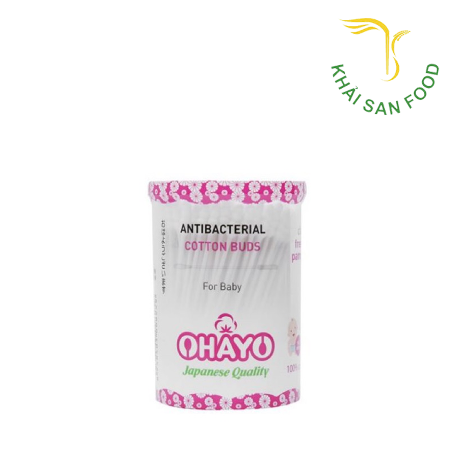 Tăm Bông OHAYO Baby Xoắn Tròn 160 pcs
