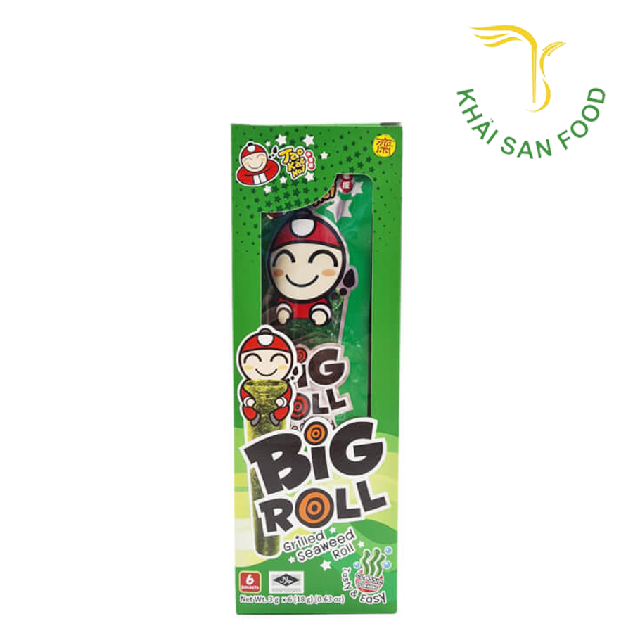 Rong Biển TKN Big Roll Vị Truyền Thống 3g (Hộp 6)