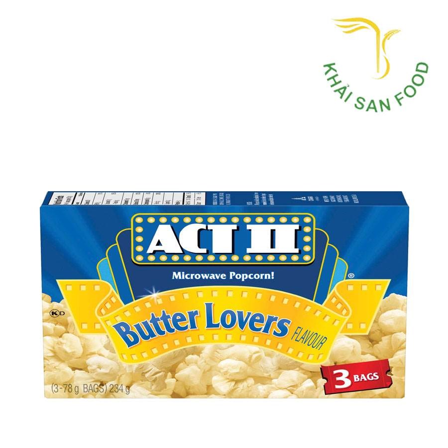 Bắp nổ ACT II - Butter Lovers 234g