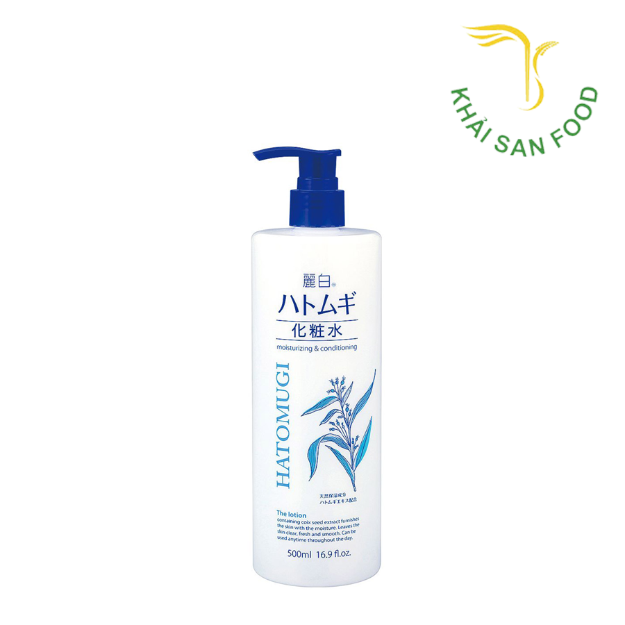 Nước Hoa Hồng Dưỡng Ẩm Trắng Da Hatomugi 500ml