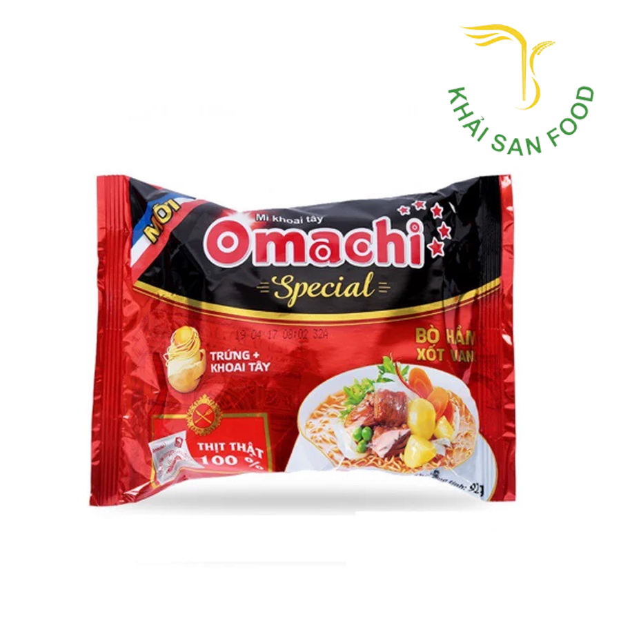 MS Mì Omachi Special Bò Hầm Xốt Vang 92g