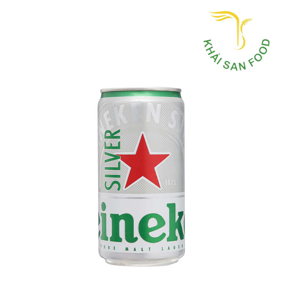 Bia Heineken Bạc Lon 250ml