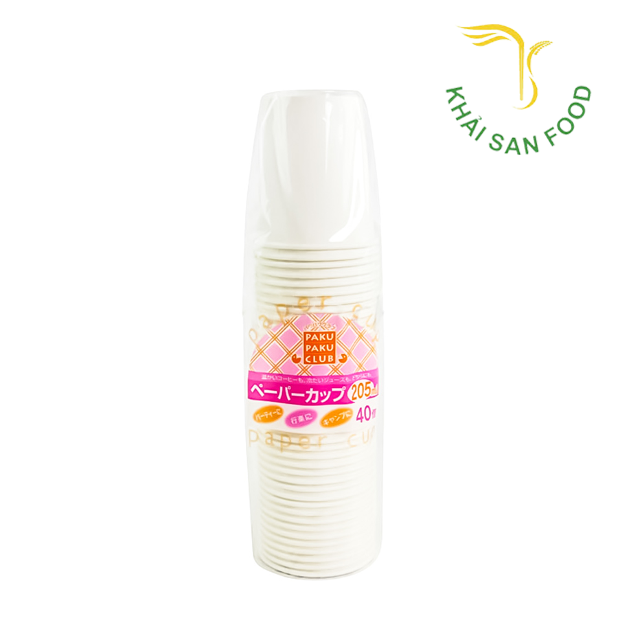 Set 40 Cốc Giấy 205ml