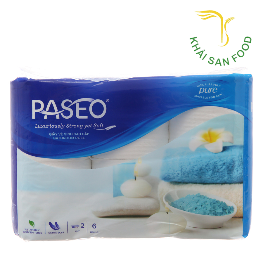 Giấy Vệ Sinh Paseo 6 Cuộn 2 Lớp