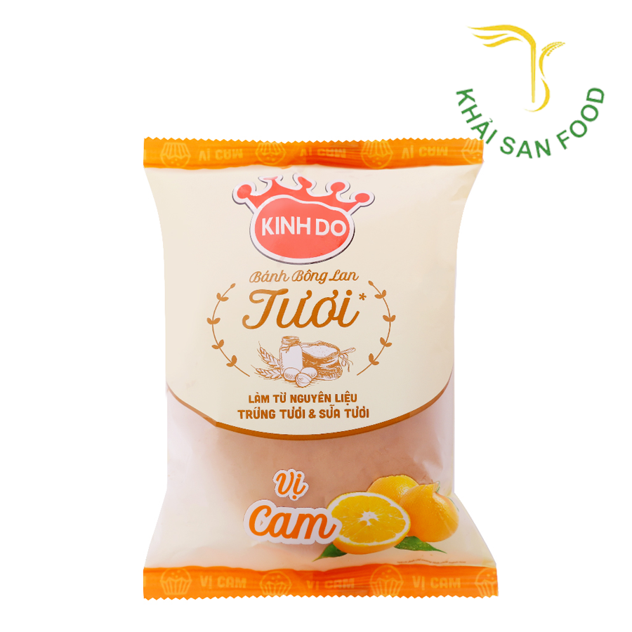 KĐ Bánh Bông Lan Tươi Tròn Cam 55G