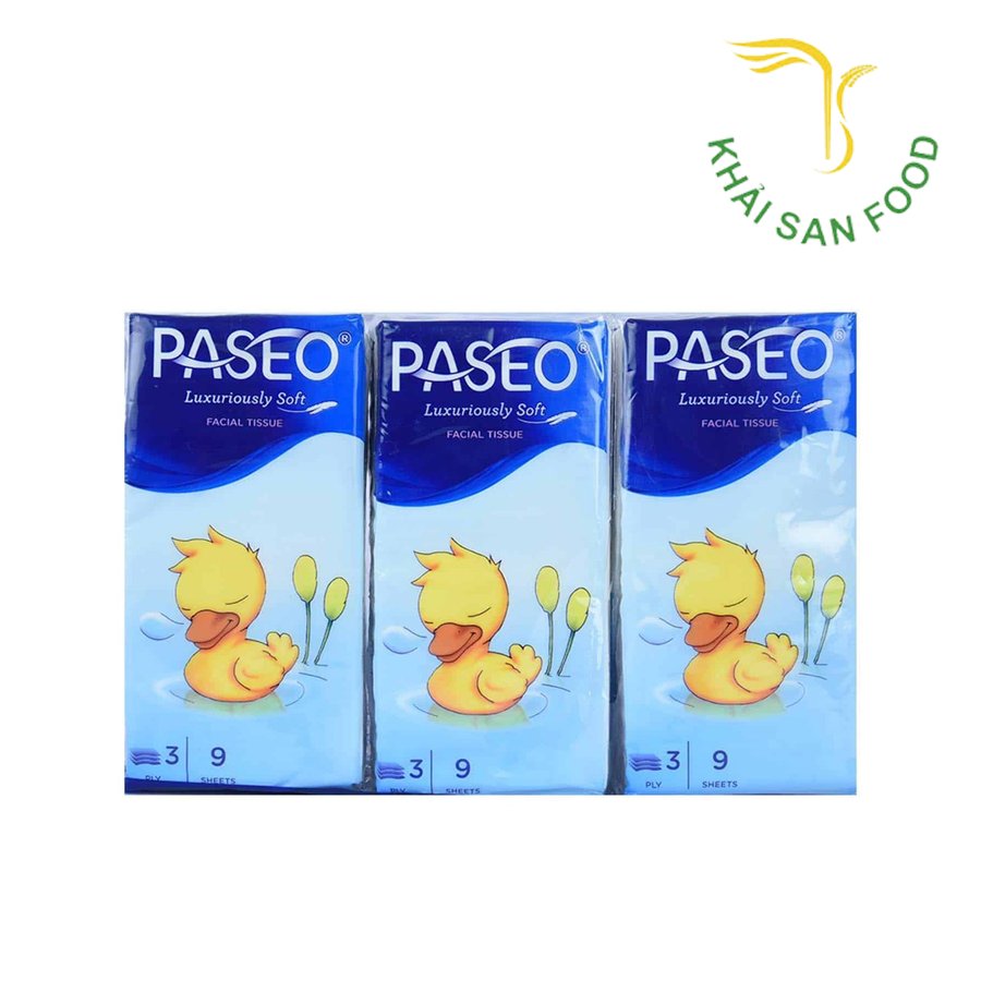 Khăn Giấy Bỏ Túi Paseo 9 Tờ 6 Gói