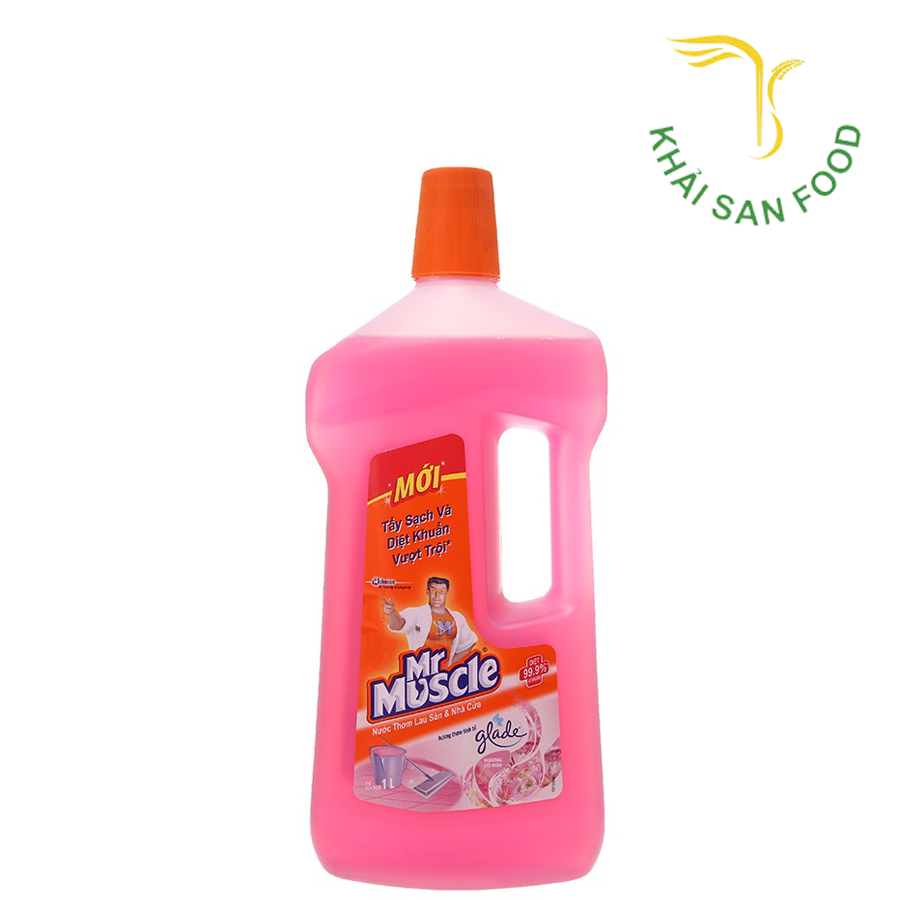 Mr Muscle Nước Lau Nhà Hương Cỏ Hoa 1000ml