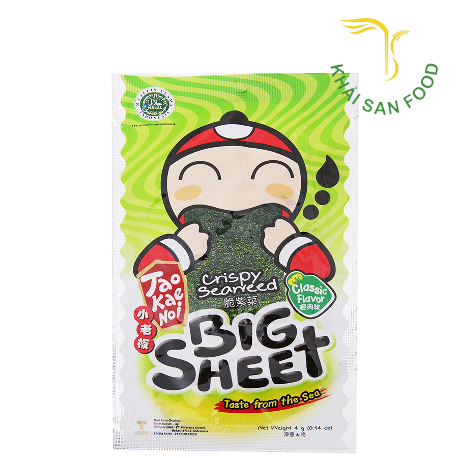 Rong Biển TKN Big Sheet Vị Truyền Thống 3.2g