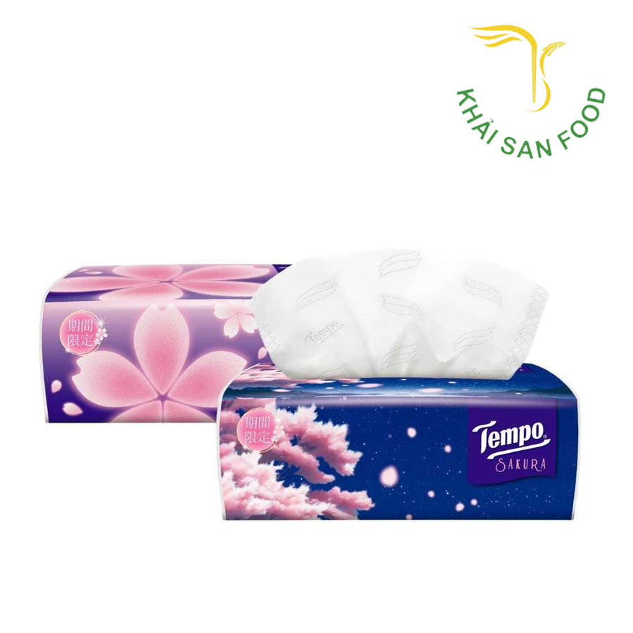 Khăn Giấy Hộp Tempo Hương Hoa Anh Đào